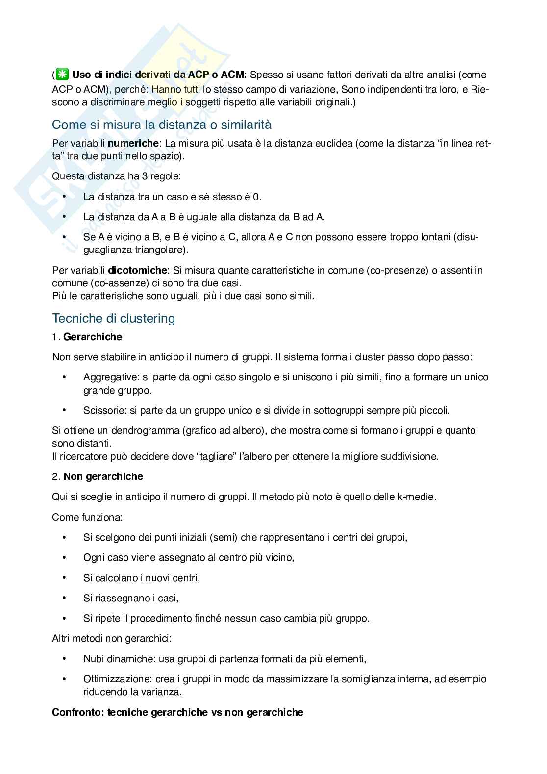 Metodologia di ricerca sociale e analisi dei consumi   Pag. 36
