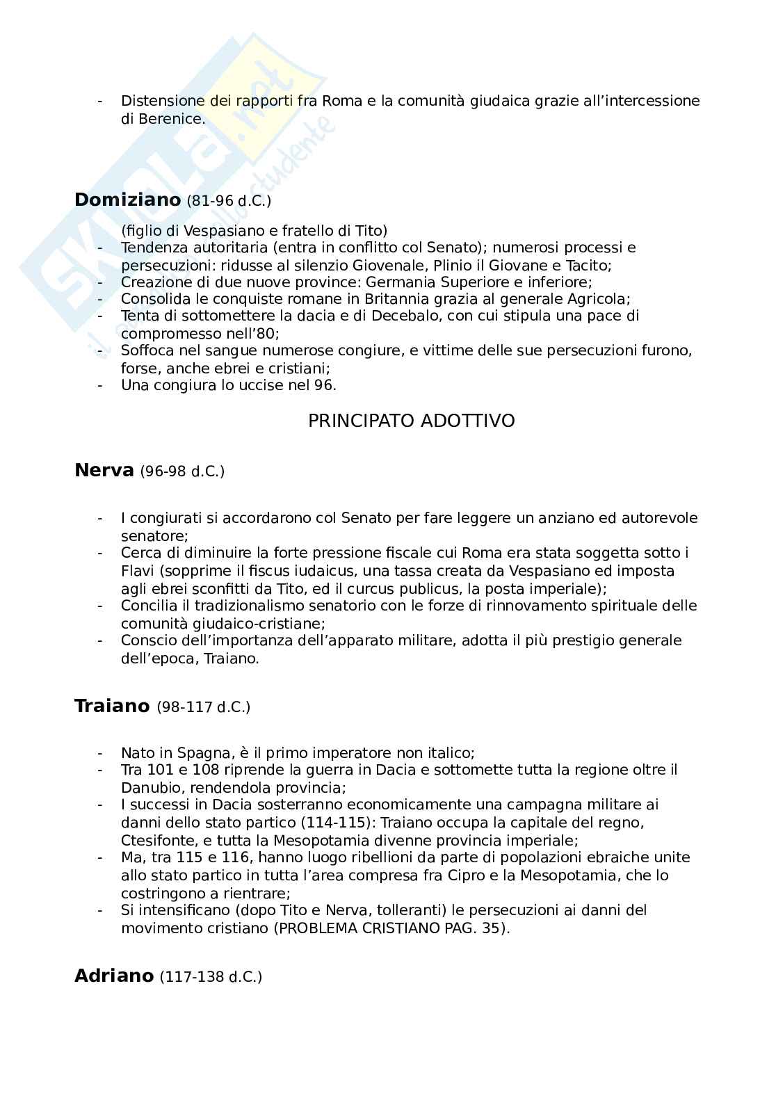 Storia romana - L'impero da Nerone a Teodosio Pag. 2