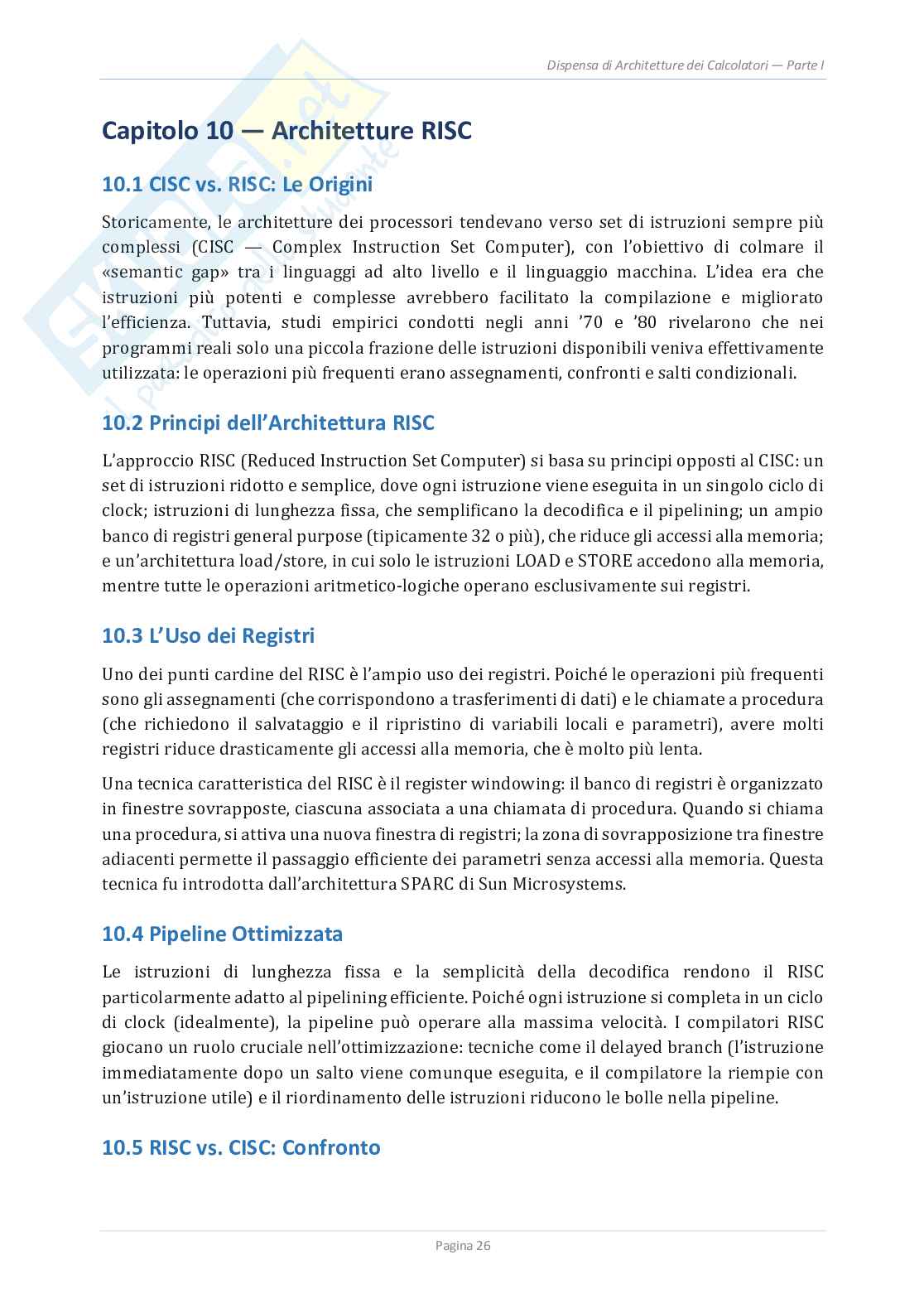 Schemi Architetture dei calcolatori e cloud computing Pag. 26