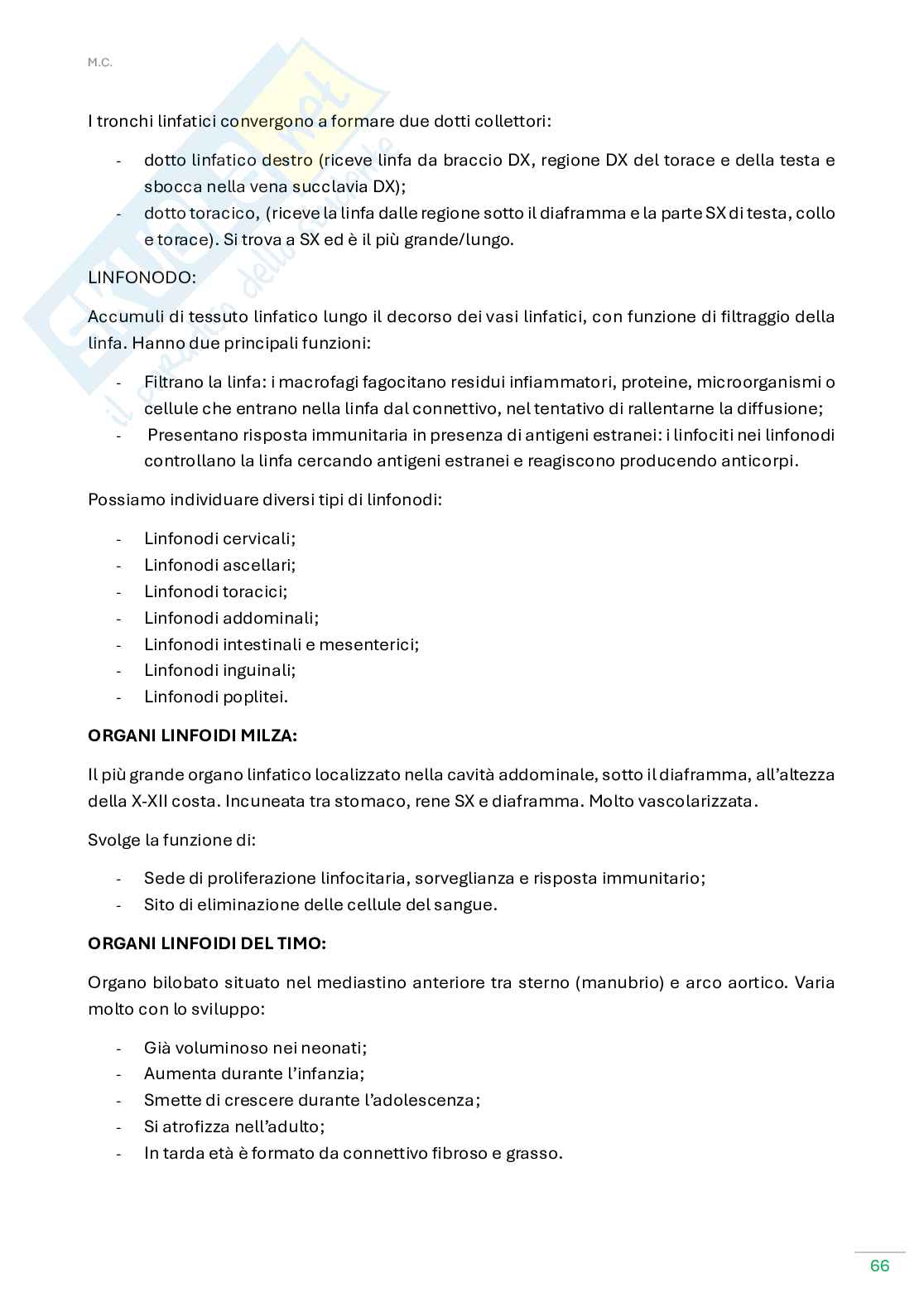 Anatomia umana  Pag. 66
