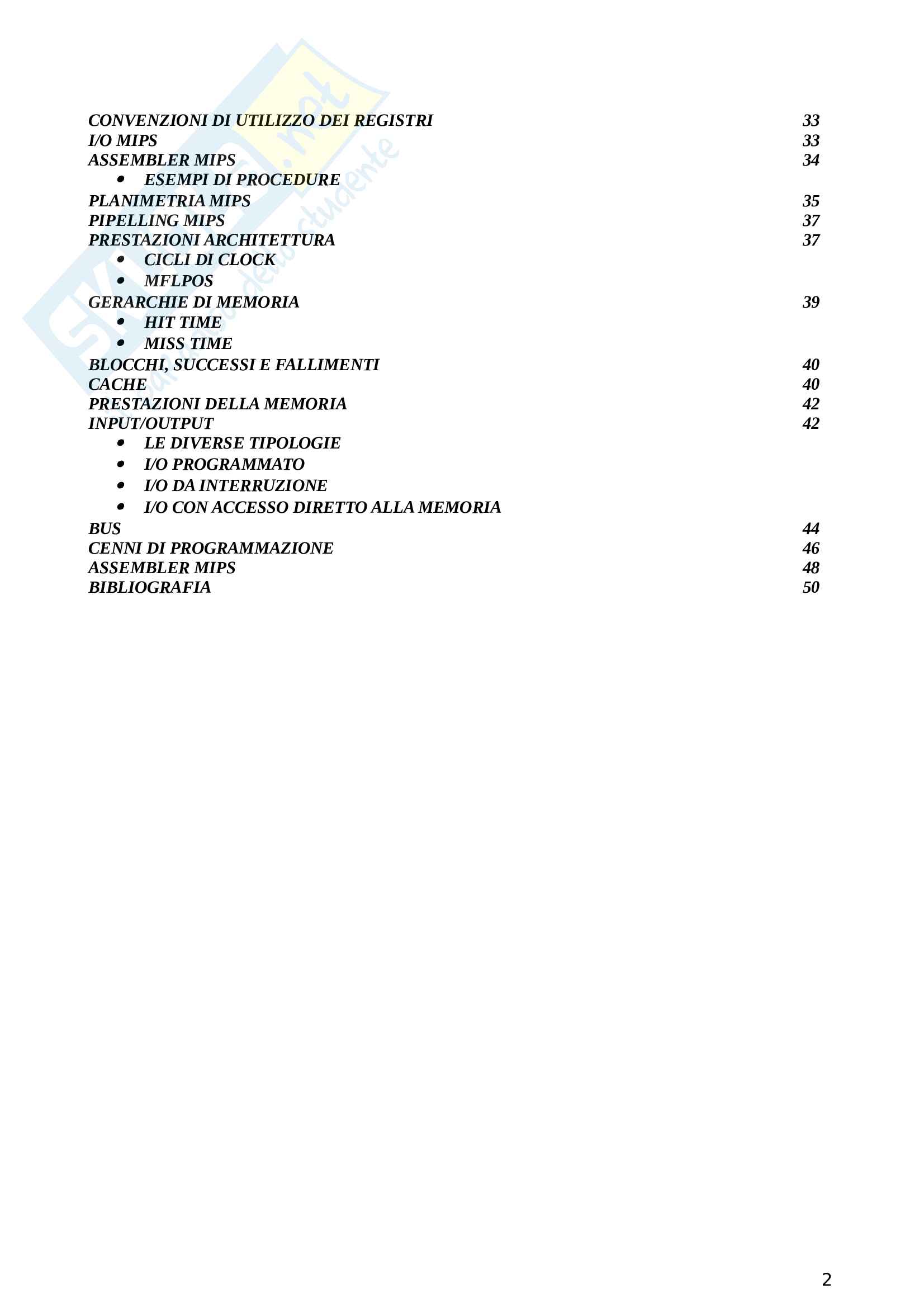 Tesina Architettura dei calcolatori Pag. 2