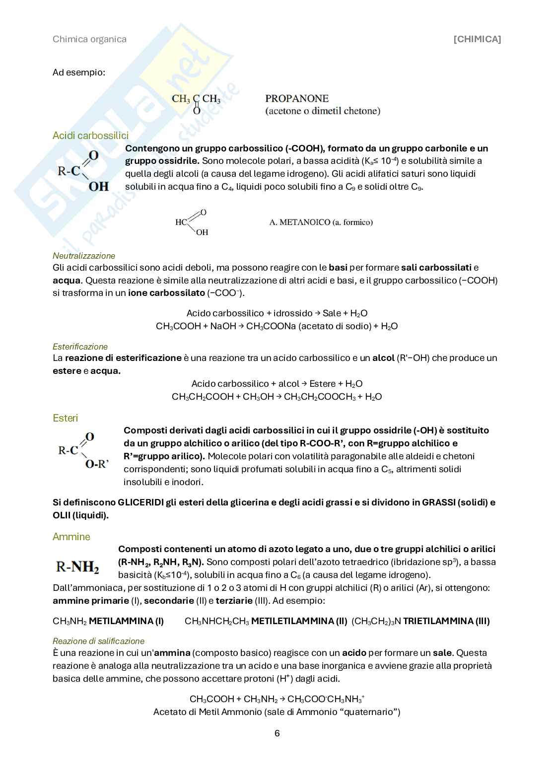 Appunti di Chimica organica Pag. 6