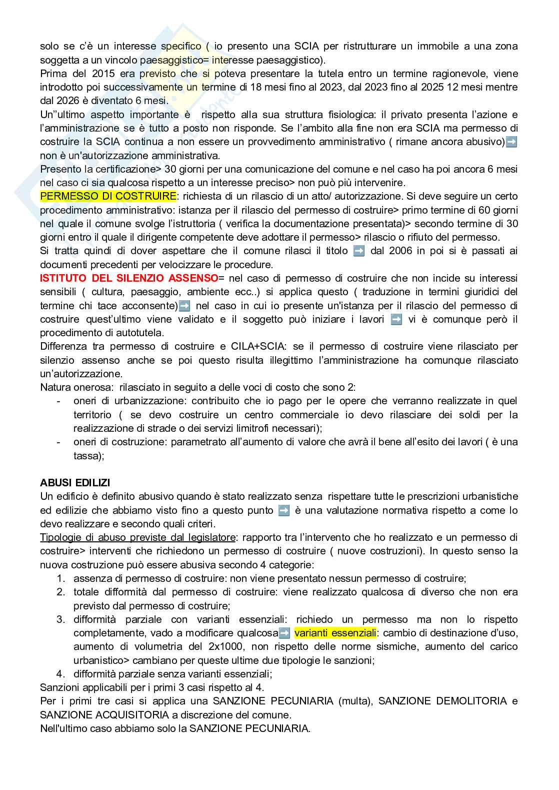 Appunti lezioni Diritto urbanistico e legislazione urbana  Pag. 11