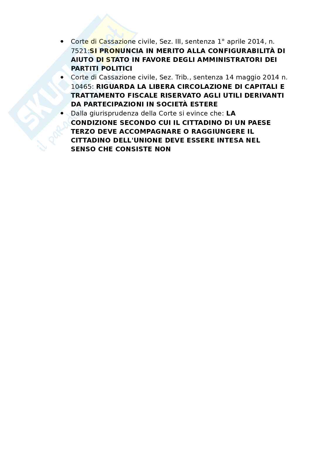 Domande Diritto comunitario. Aggiornato e completo. In ordine Pag. 2