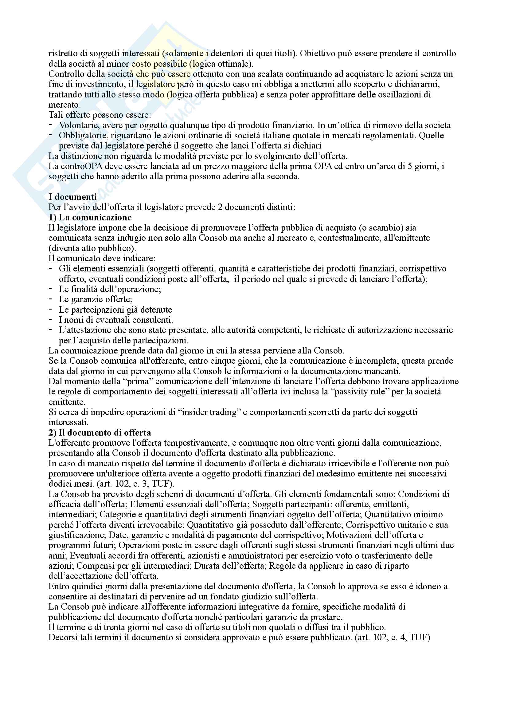 Economia mercato mobiliare Pag. 26