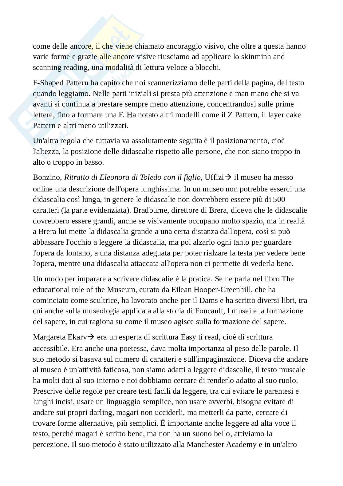 Appunti terza parte corso Arte e mediazione museale Pag. 6