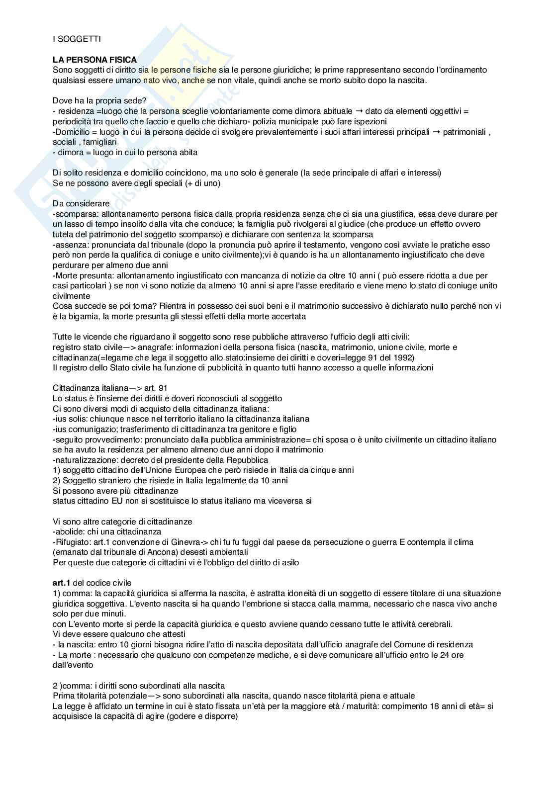 Appunti diritto privato  Pag. 6