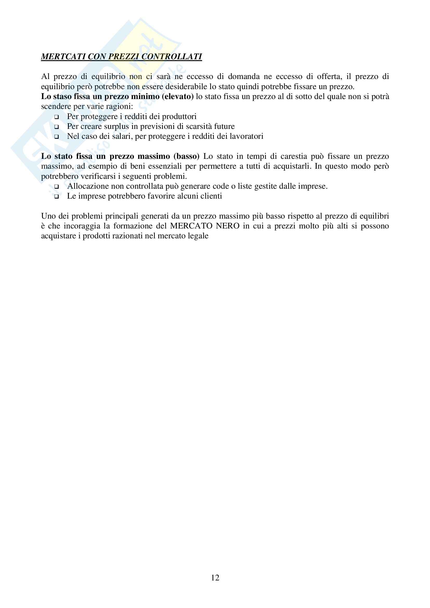 Riassunto esame Economia Politica, prof. Screpanti, libro consigliato Elementi di Economia, Sloman Pag. 11