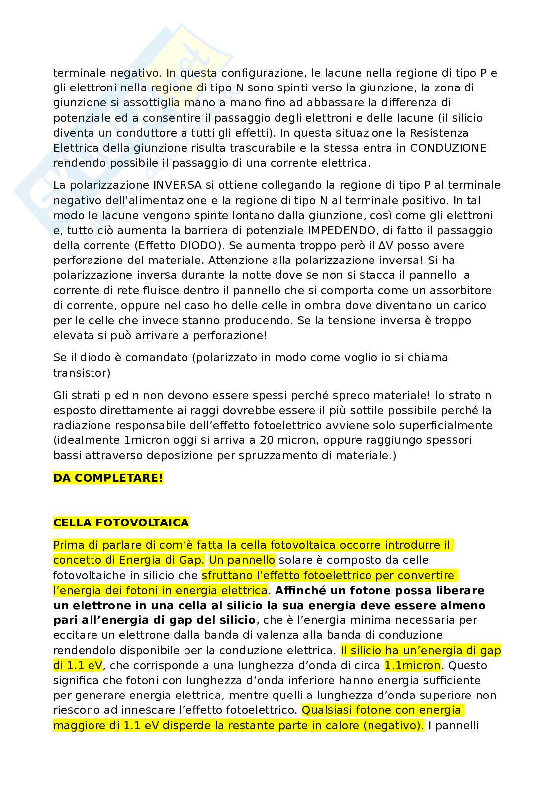 Fotovoltaico - seconda parte Pag. 2