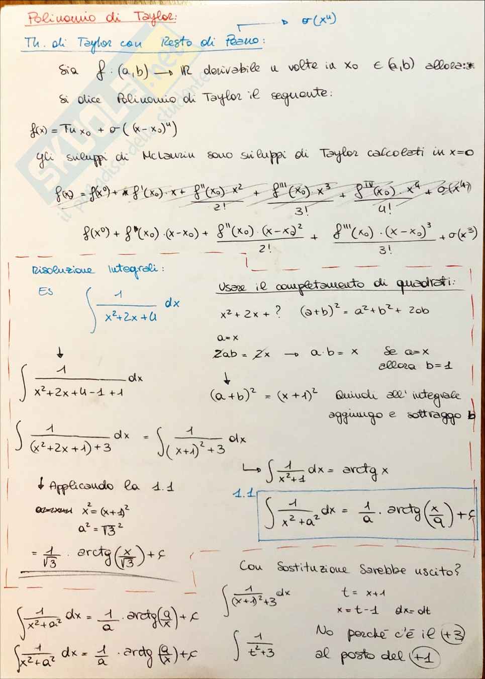 Dimostrazioni analisi 1 + Elenco dimostrazioni da sapere Pag. 11