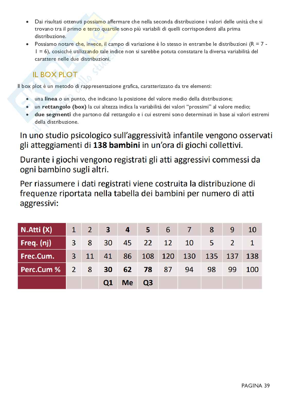 Riassunto esame Statistica, Prof. Pavone Pasquale, libro consigliato Statistica: Metodologie per le scienze economiche e sociali, Borra Pag. 41