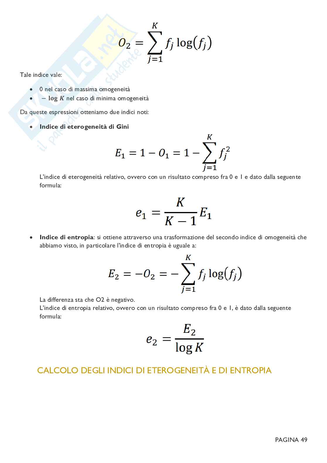 Riassunto esame Statistica, Prof. Pavone Pasquale, libro consigliato Statistica: Metodologie per le scienze economiche e sociali, Borra Pag. 51