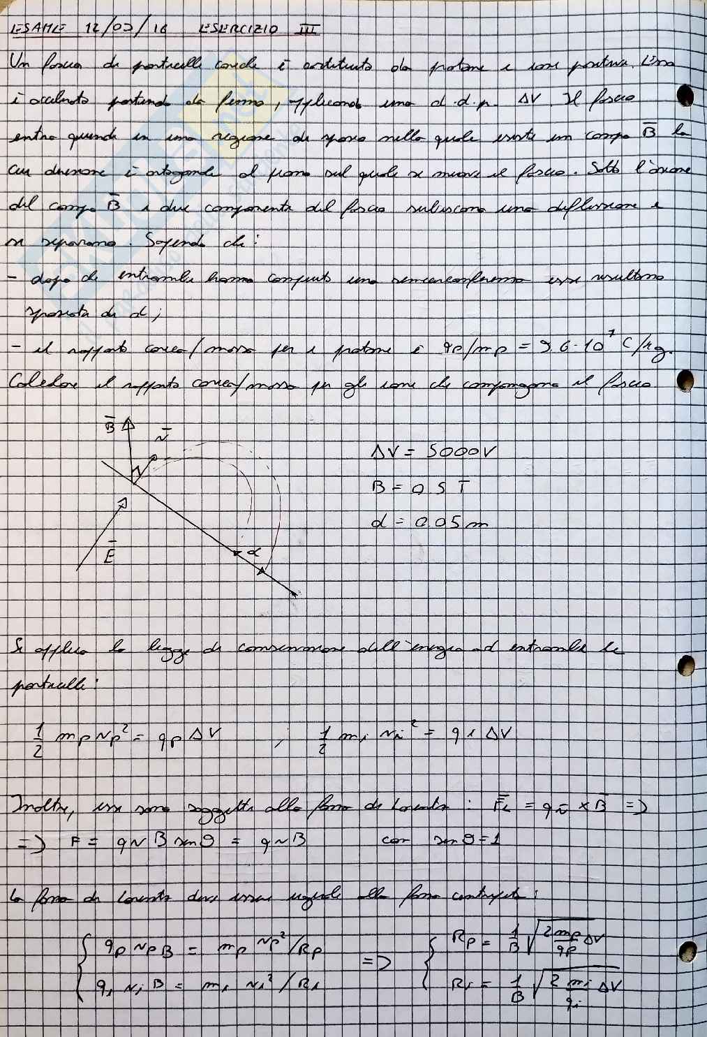 Corrente elettrica e campo magnetico Pag. 6