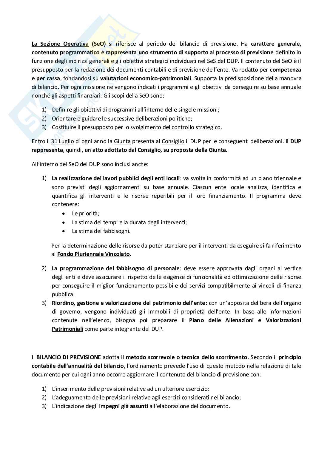 Programmazione e controllo delle amministrazioni pubbliche Pag. 11