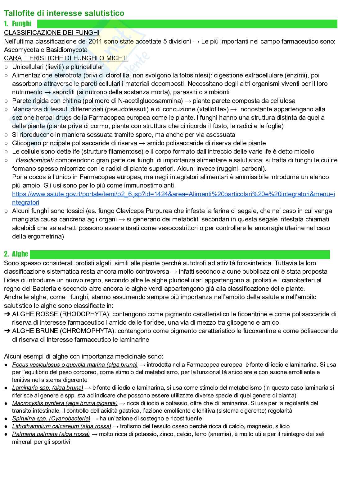 Biologia vegetale - Appunti esame Pag. 11