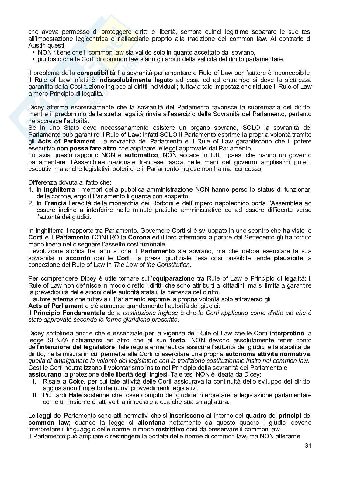 Riassunto esame Filosofia del Diritto, Prof. Re Lucia, libro consigliato Diritto e diritti: lo stato di diritto nell’era della globalizzazione , Santoro Pag. 31
