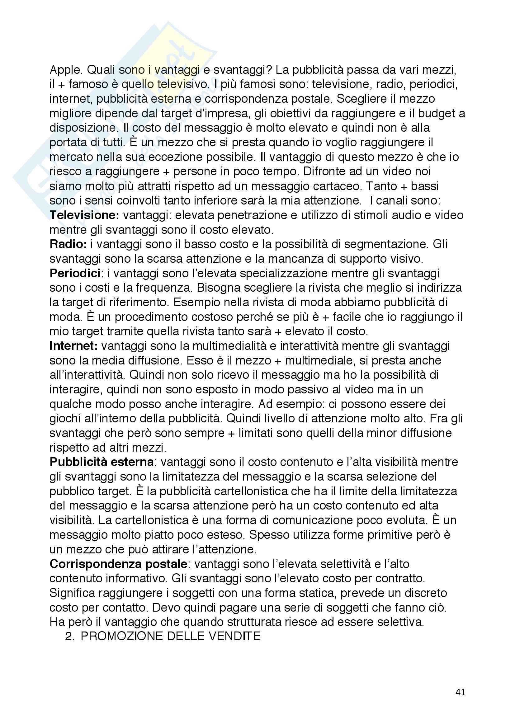 Appunti di Marketing Pag. 41