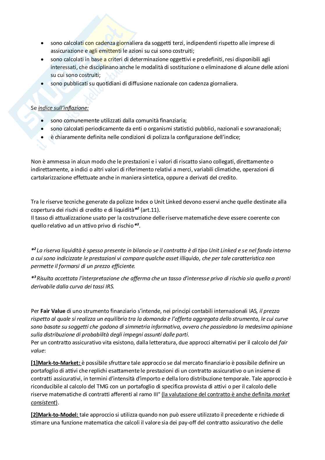 Appunti Tecnica e finanza della assicurazioni ( De Angelis-Sapienza) Pag. 36