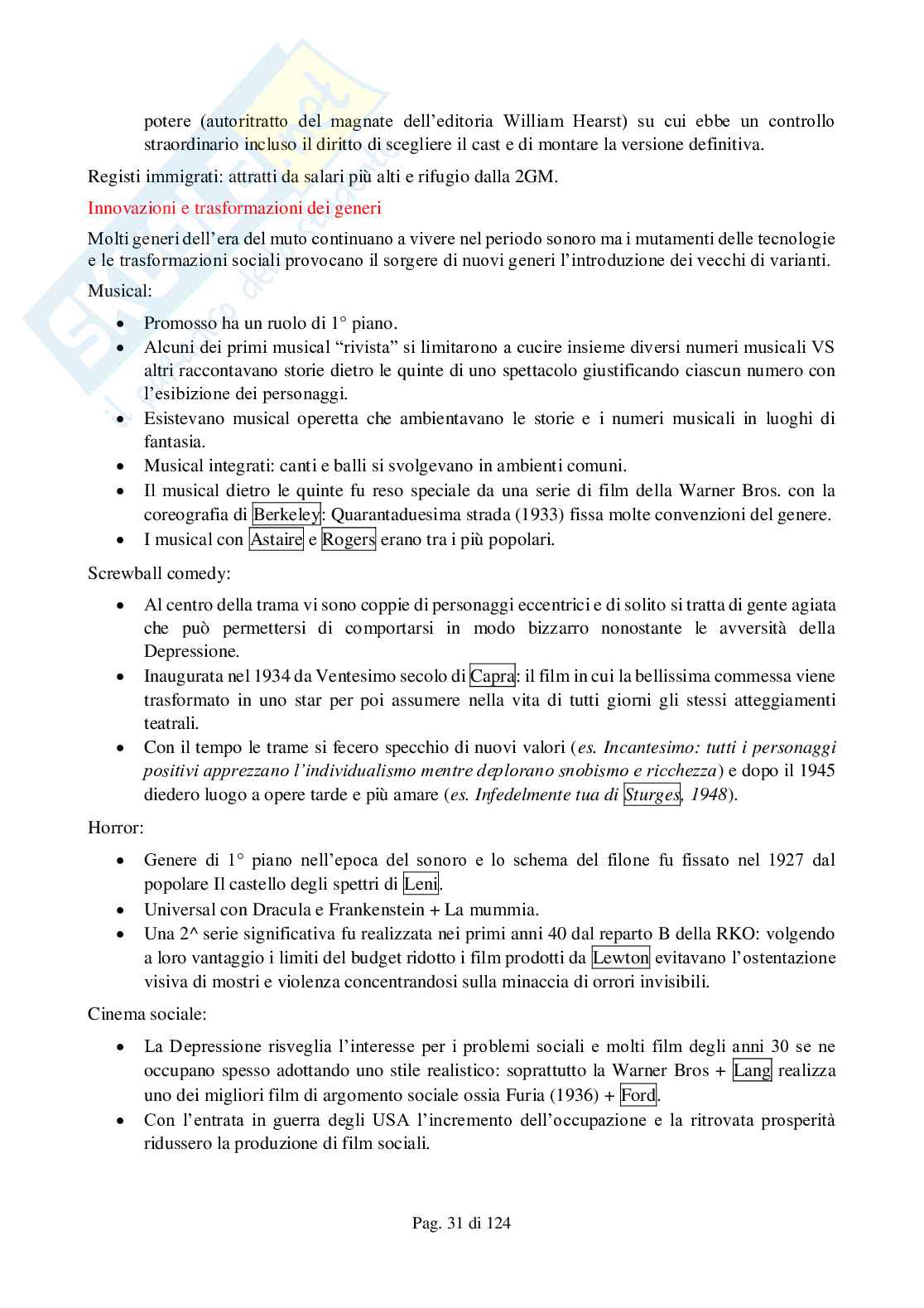 Riassunto esame Storia del cinema 1, Prof. Pitassio Francesco, libro consigliato Storia del cinema - Un'introduzione, Kristin Thompson, David Bordwell Pag. 31
