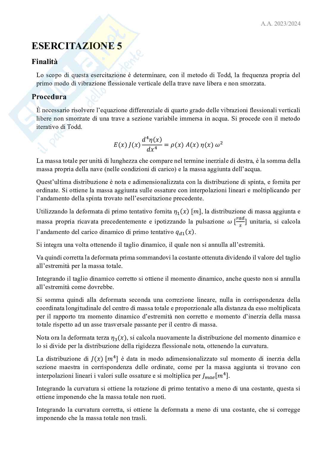 Esercitazioni Costruzioni navali 3 Pag. 21