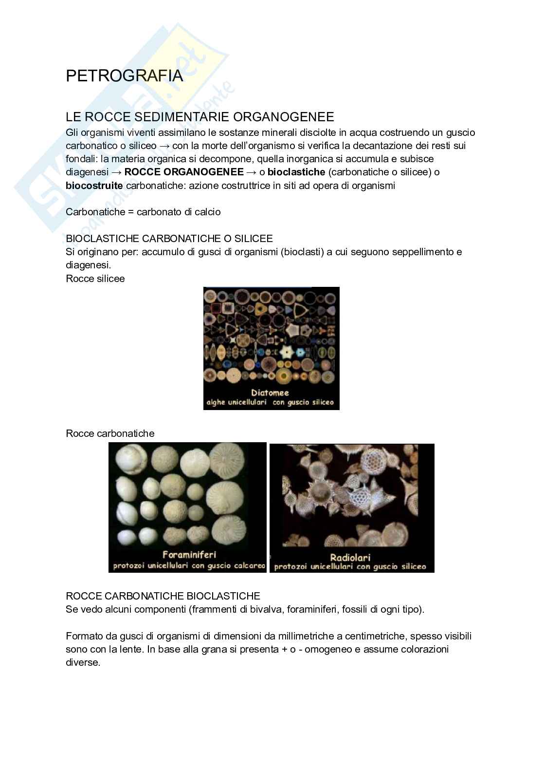 Appunti di Petrografia Pag. 46