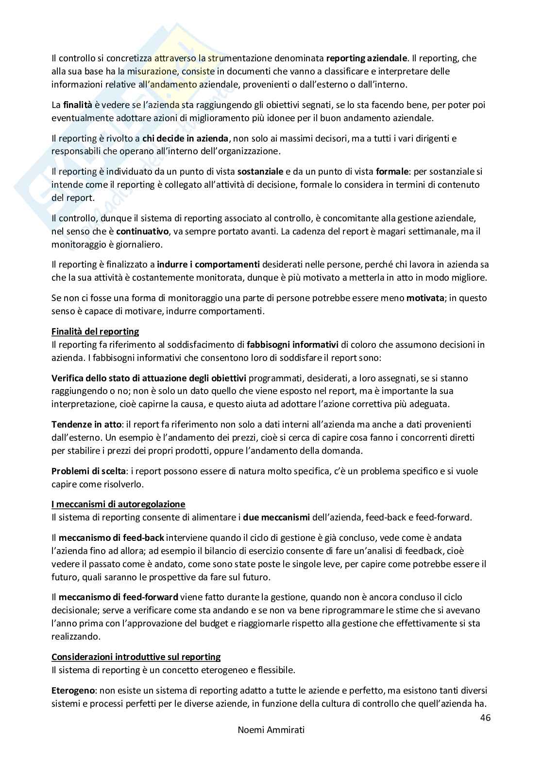 Analisi di bilancio per flussi Pag. 46