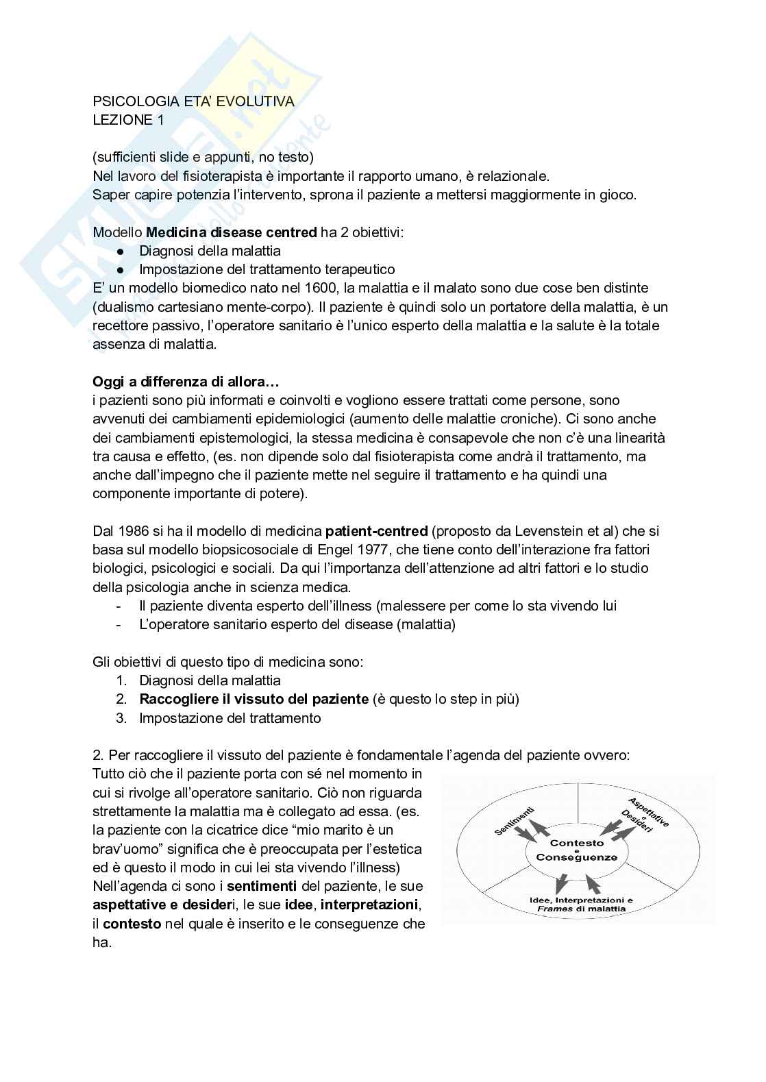 Psicologia dello sviluppo Pag. 1