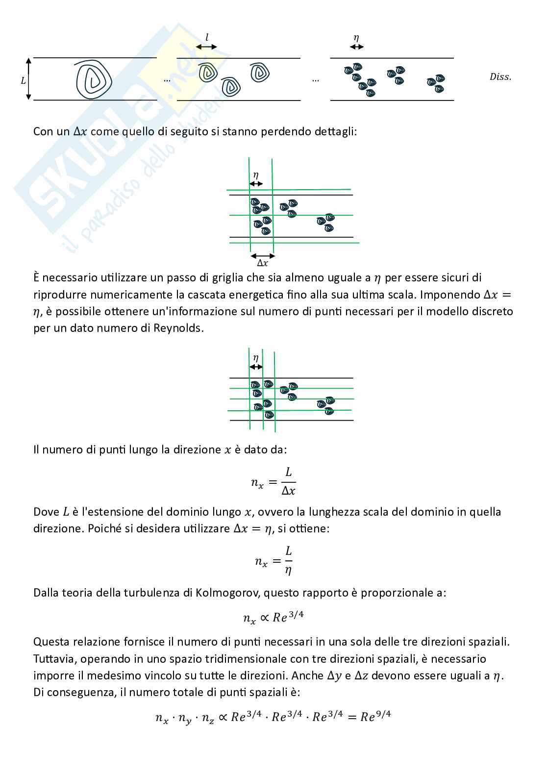 Meccanica dei fluidi, parte finale - Risoluzione numerica delle equazioni di Navier Stokes  Pag. 11