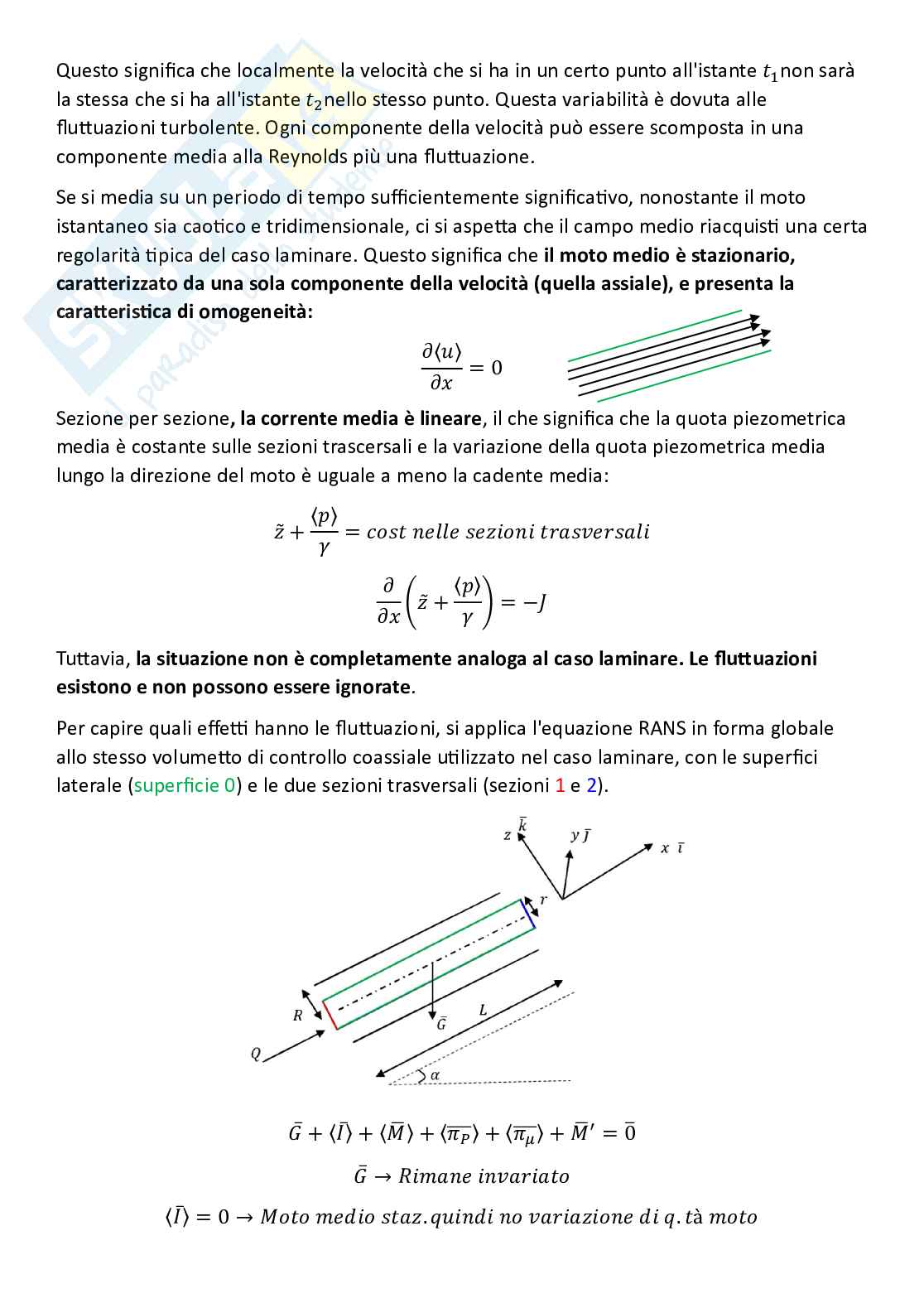 Meccanica dei fluidi, parte finale - Risoluzione numerica delle equazioni di Navier Stokes  Pag. 21