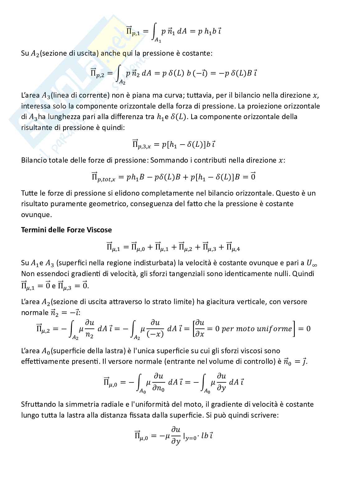 Meccanica dei fluidi, parte finale - Risoluzione numerica delle equazioni di Navier Stokes  Pag. 41