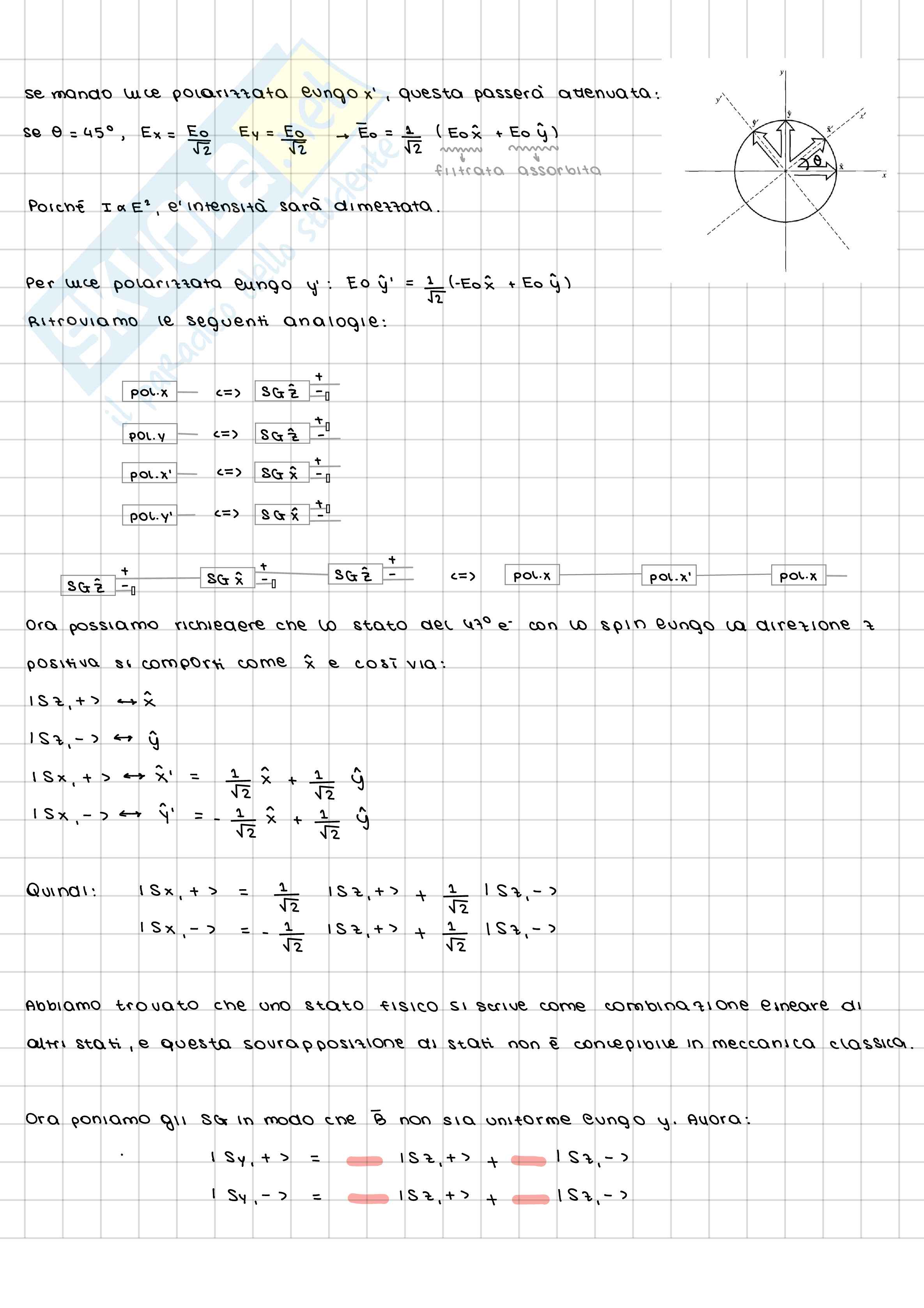 Meccanica quantistica 1 Pag. 6