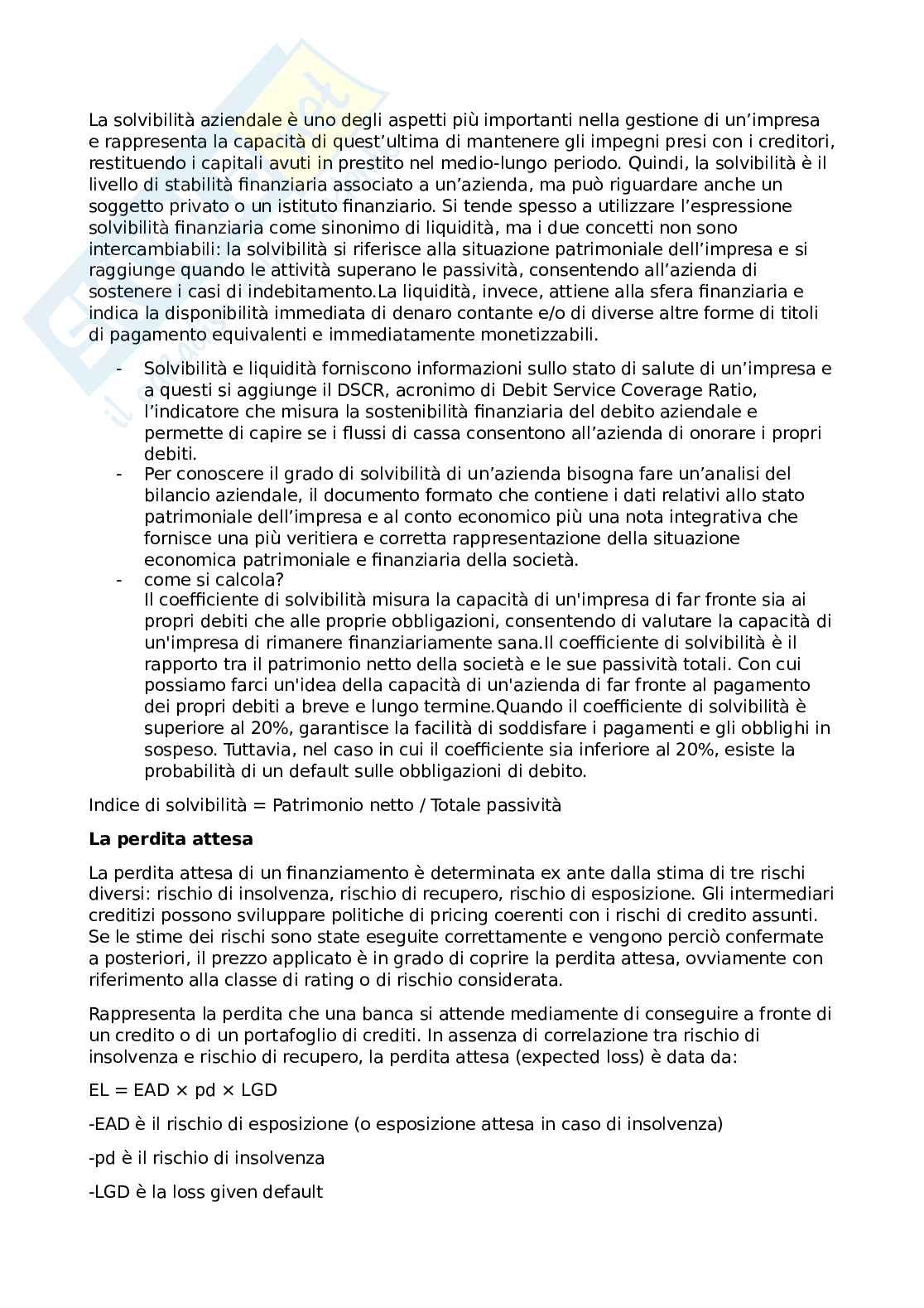 Intermediari finanziari Pag. 21