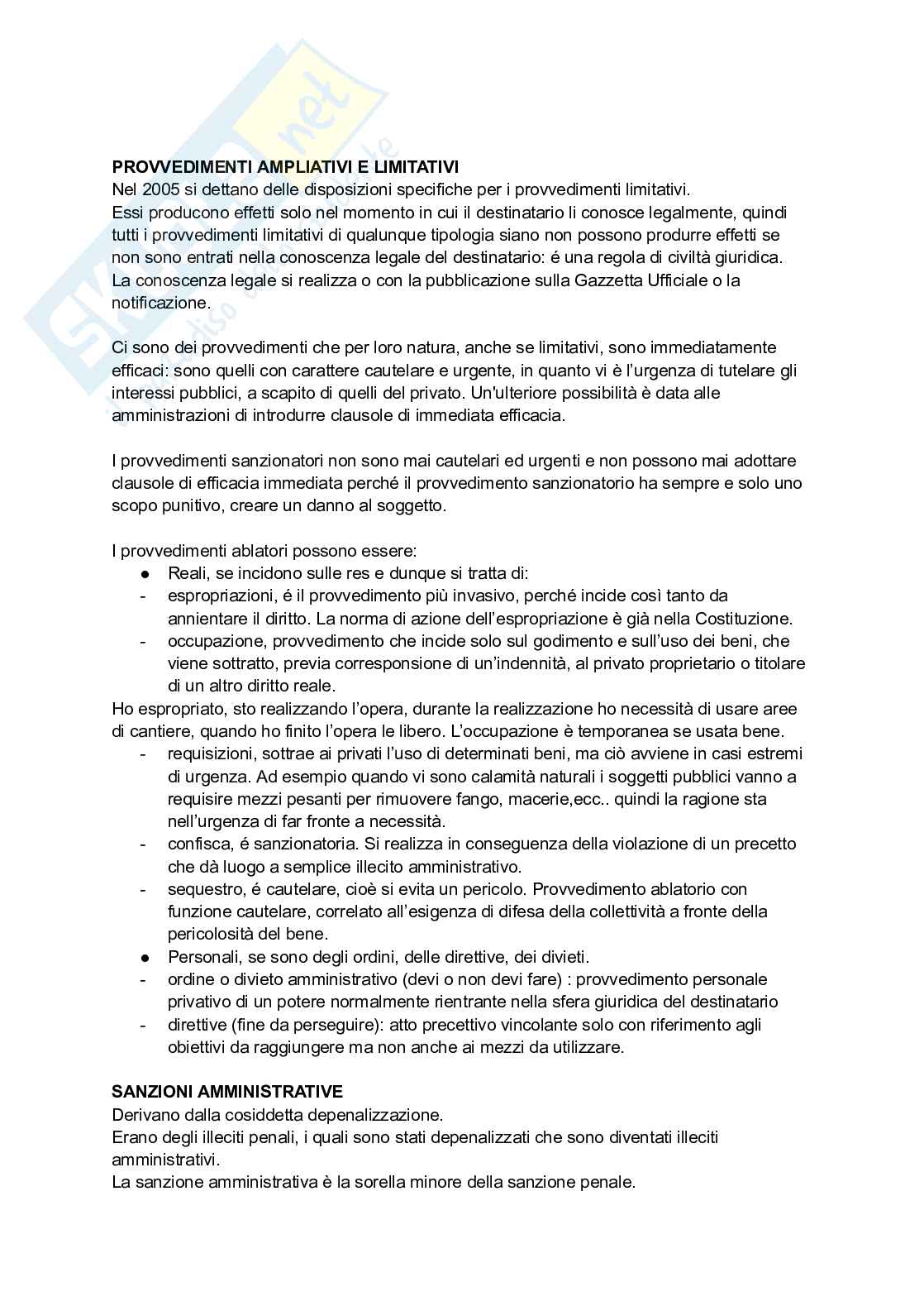 Riassunto esame Diritto amministrativo, Prof. Crepaldi Gabriella, libro consigliato Manuale di diritto amministrativo, Gallo Pag. 26