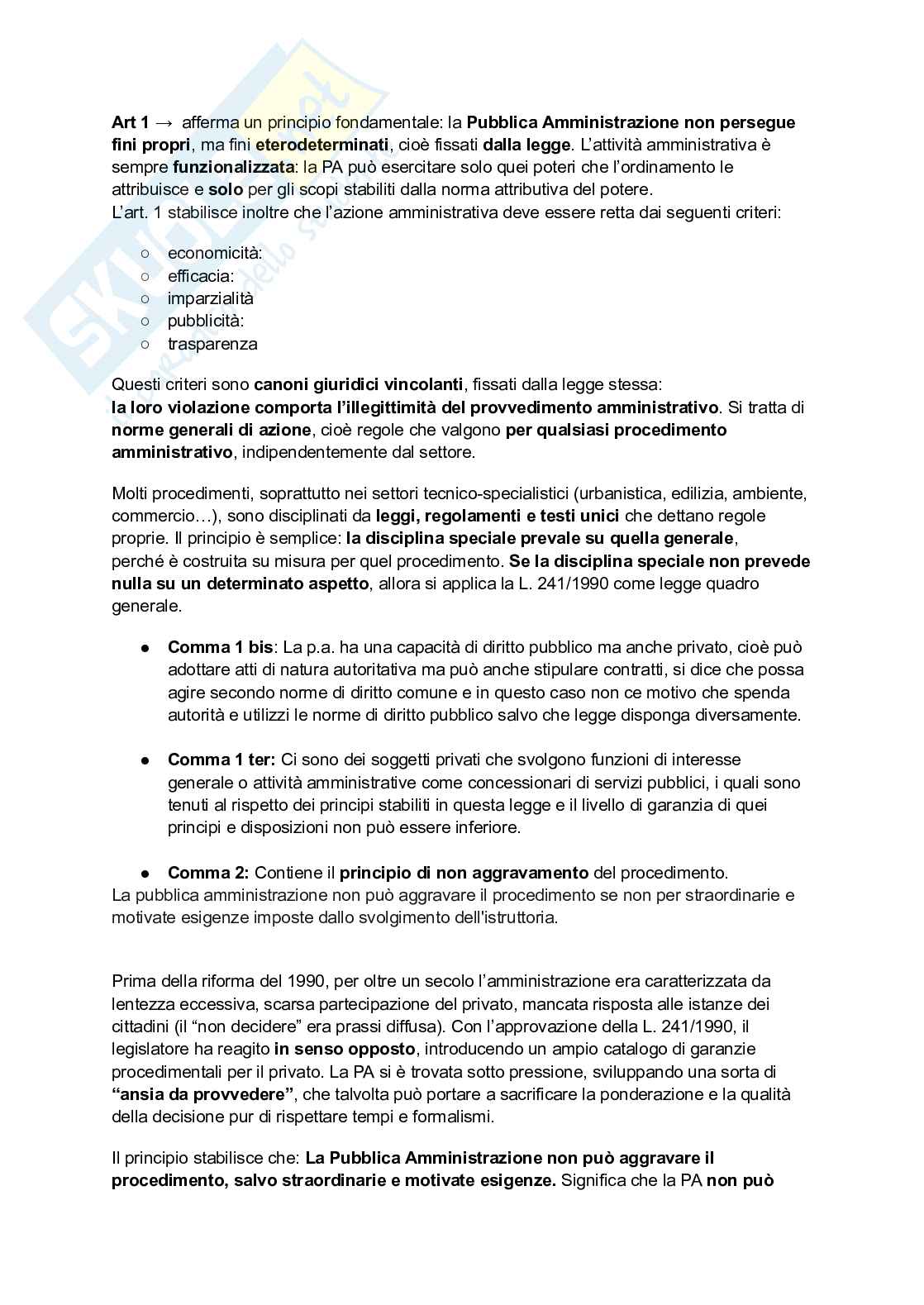 Riassunto esame Diritto amministrativo, Prof. Crepaldi Gabriella, libro consigliato Manuale di diritto amministrativo, Gallo Pag. 31