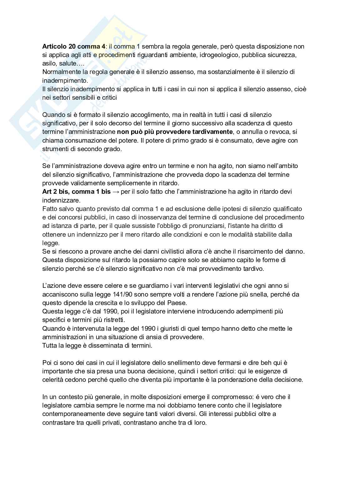 Riassunto esame Diritto amministrativo, Prof. Crepaldi Gabriella, libro consigliato Manuale di diritto amministrativo, Gallo Pag. 36