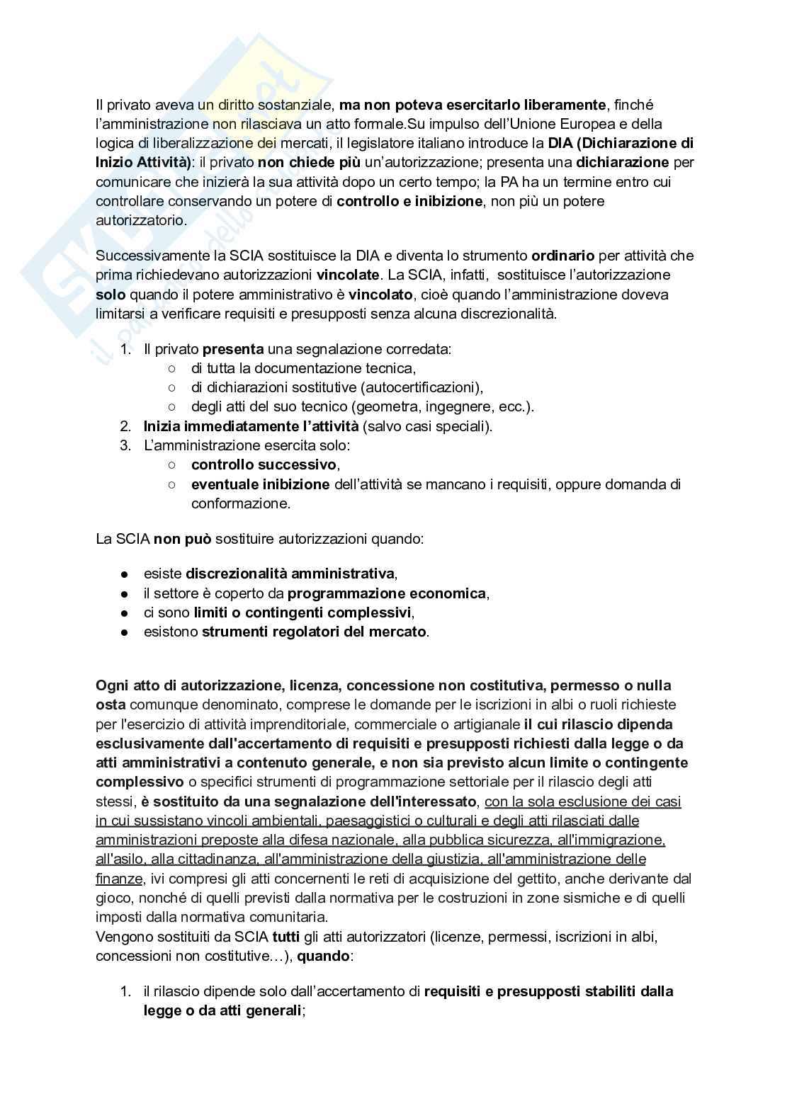 Riassunto esame Diritto amministrativo, Prof. Crepaldi Gabriella, libro consigliato Manuale di diritto amministrativo, Gallo Pag. 46