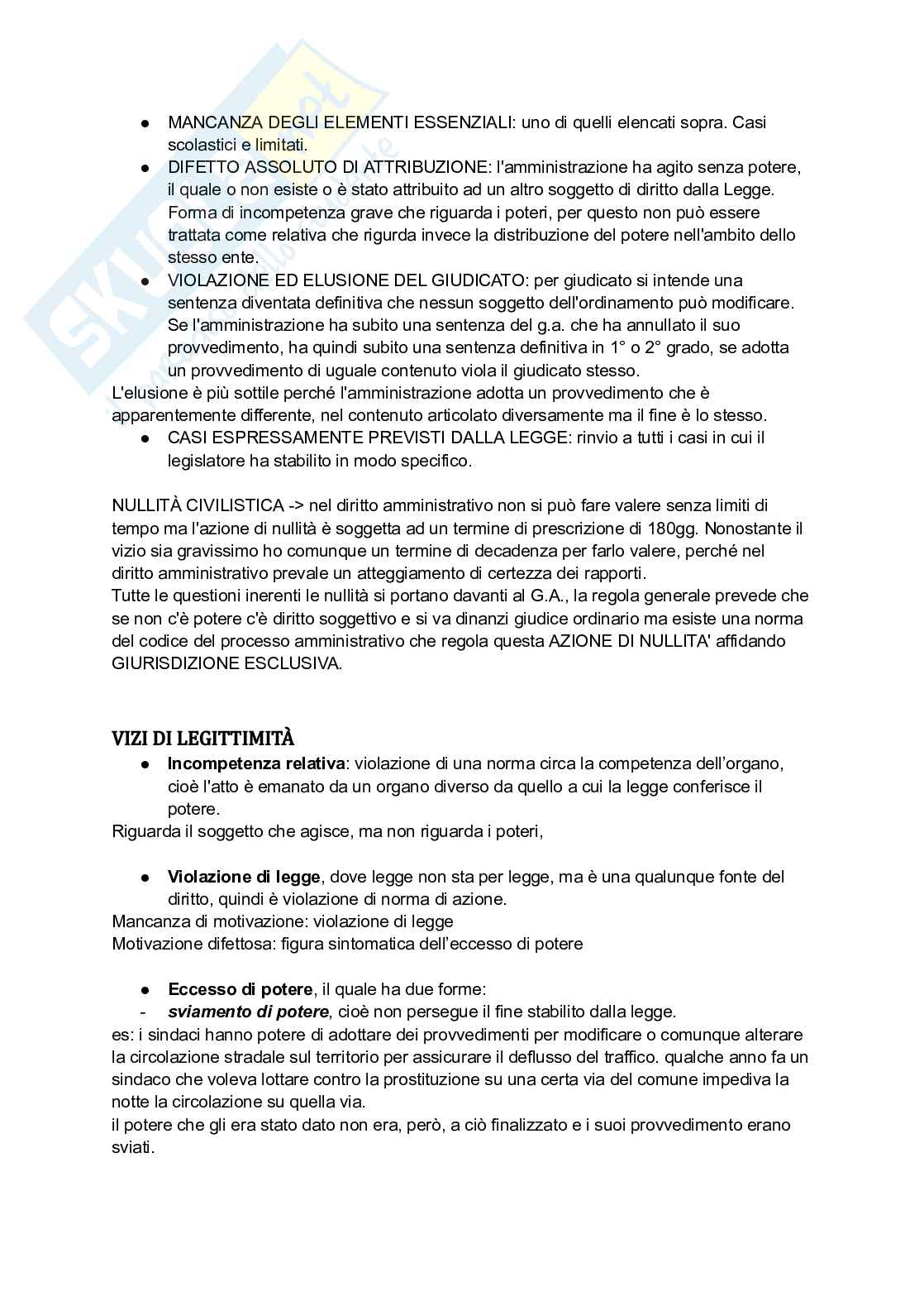 Riassunto esame Diritto amministrativo, Prof. Crepaldi Gabriella, libro consigliato Manuale di diritto amministrativo, Gallo Pag. 51