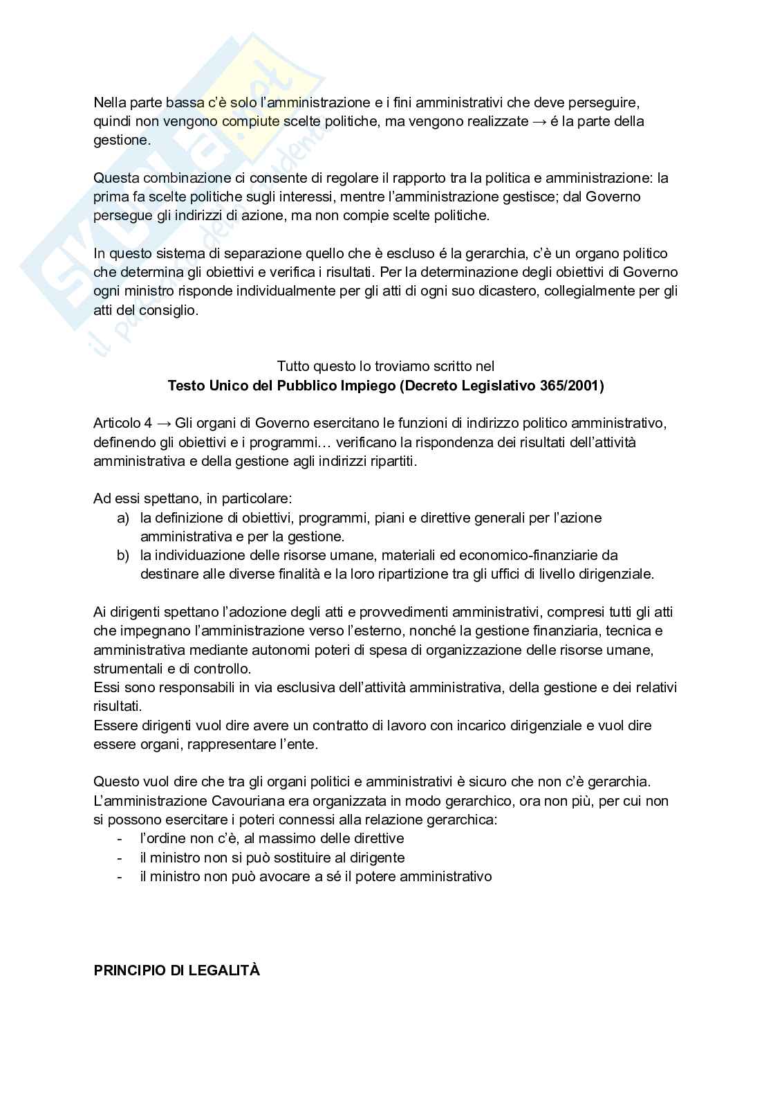 Riassunto esame Diritto amministrativo, Prof. Crepaldi Gabriella, libro consigliato Manuale di diritto amministrativo, Gallo Pag. 6