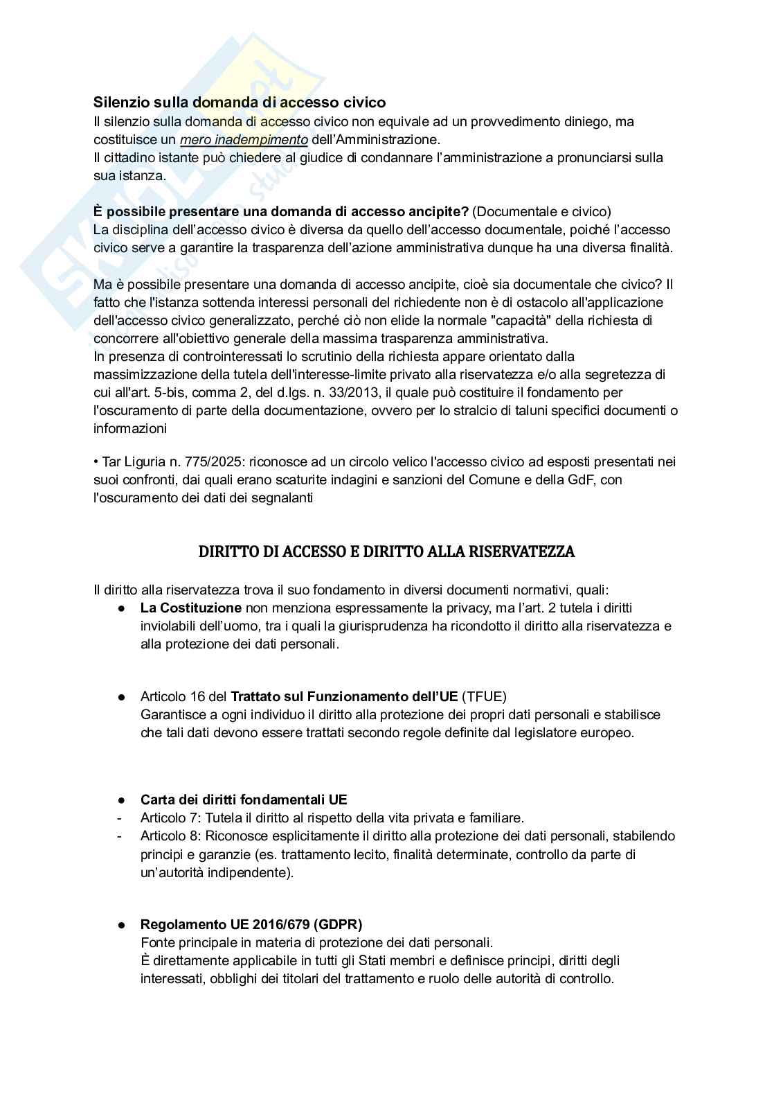 Riassunto esame Diritto amministrativo, Prof. Crepaldi Gabriella, libro consigliato Manuale di diritto amministrativo, Gallo Pag. 61