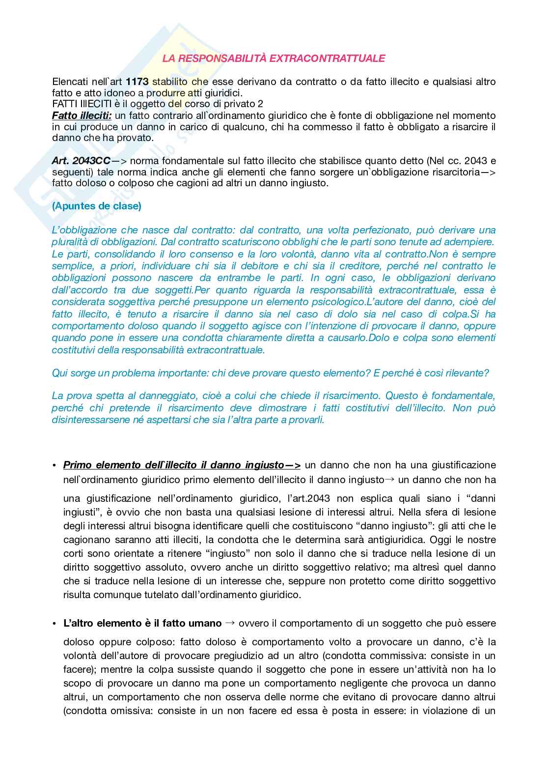 Appunti di Diritto privato 2 Pag. 2