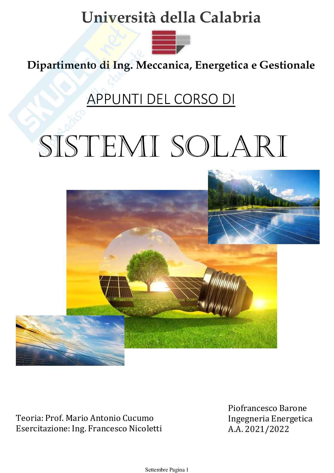 Nuovo Tecnologie e progettazione di sistemi elettrici ed elettronici