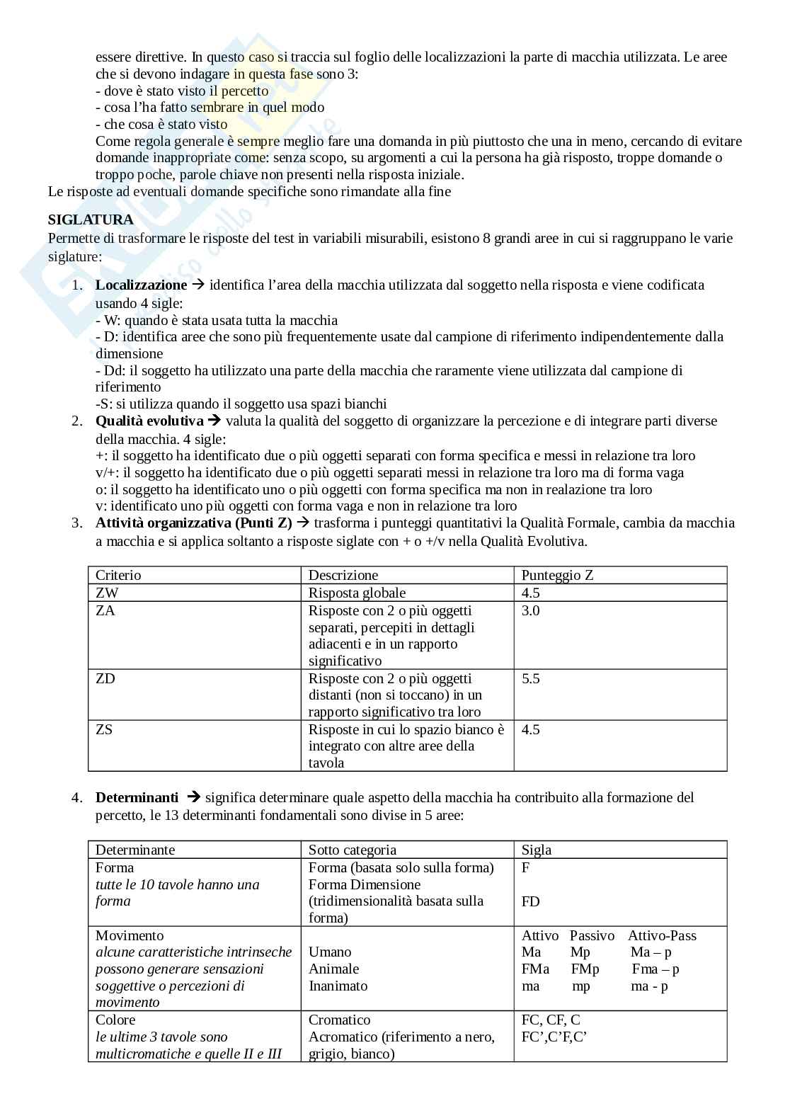 Preparazione per l'esame Uso e interpretazione dei test Pag. 86