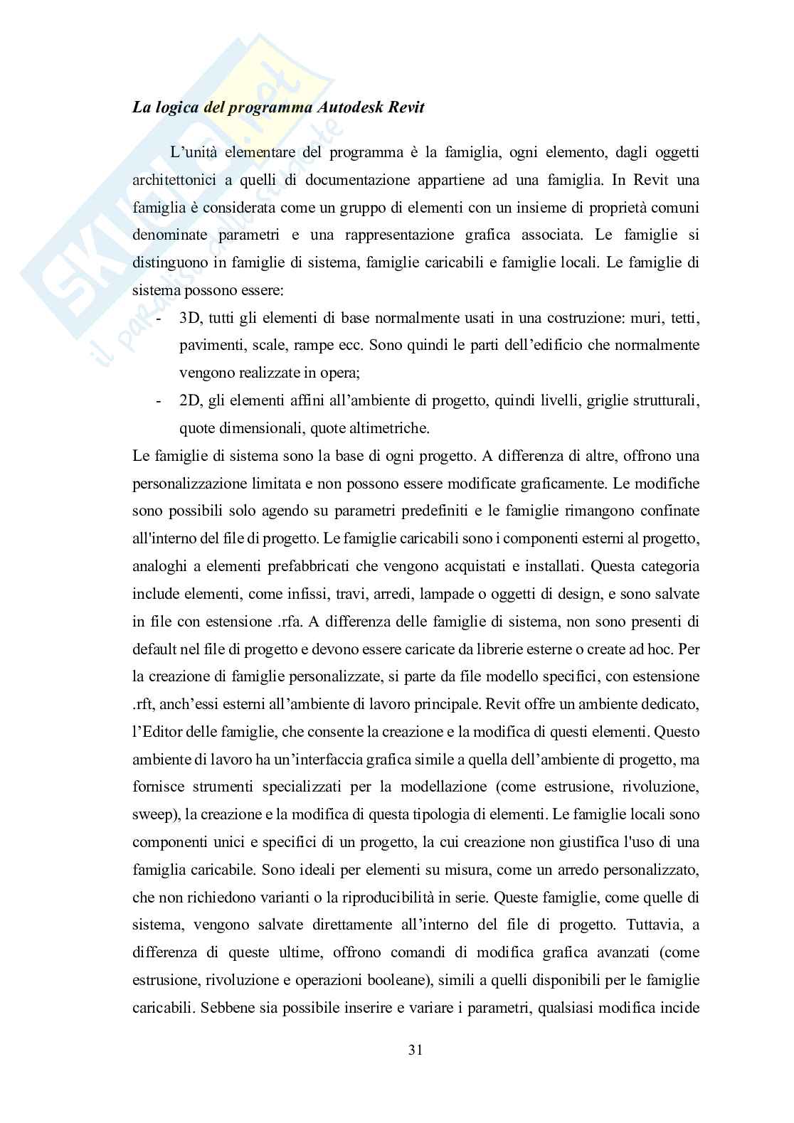 BIM oltre il 3D. Analisi comparativa dei flussi di lavoro e della gestione informativa nella progettazione edilizia  Pag. 41