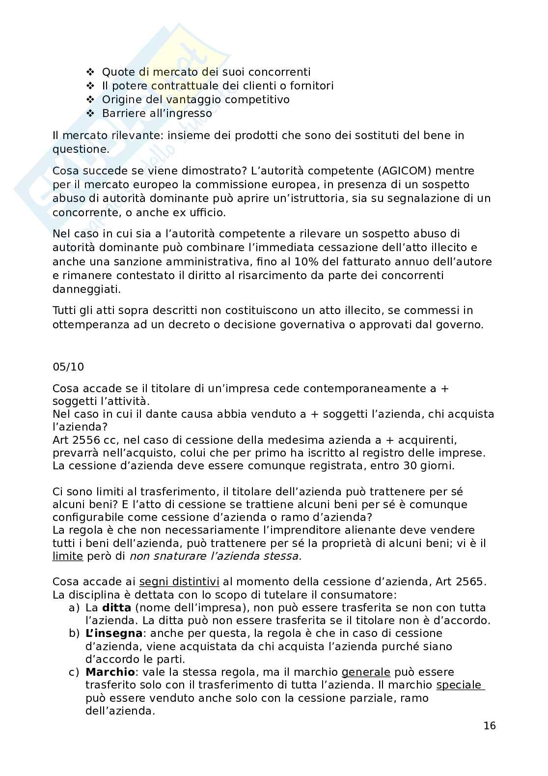 Diritto commerciale Pag. 16