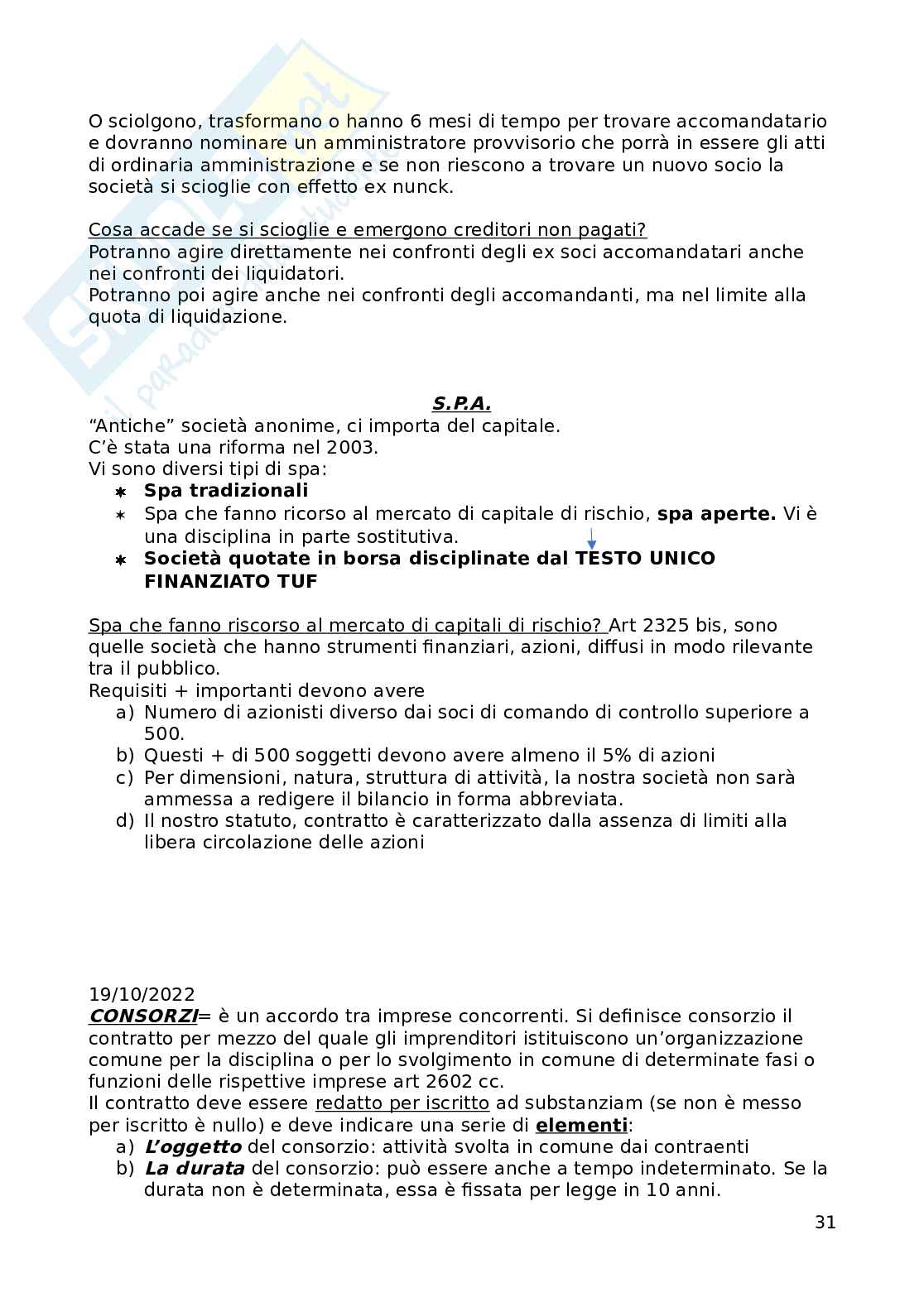 Diritto commerciale Pag. 31