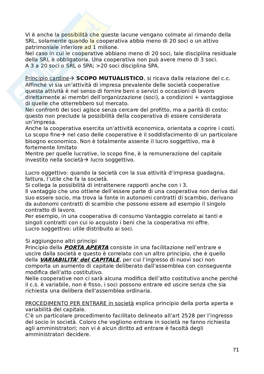 Diritto commerciale Pag. 71