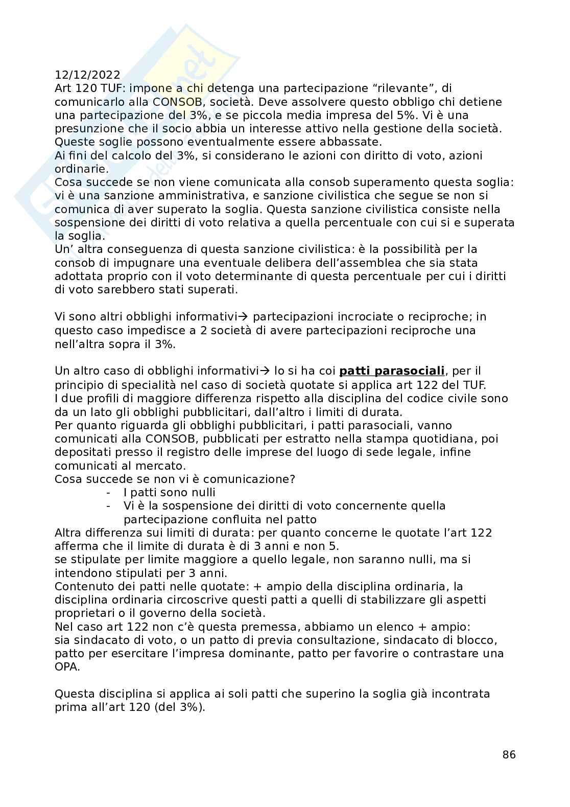 Diritto commerciale Pag. 86