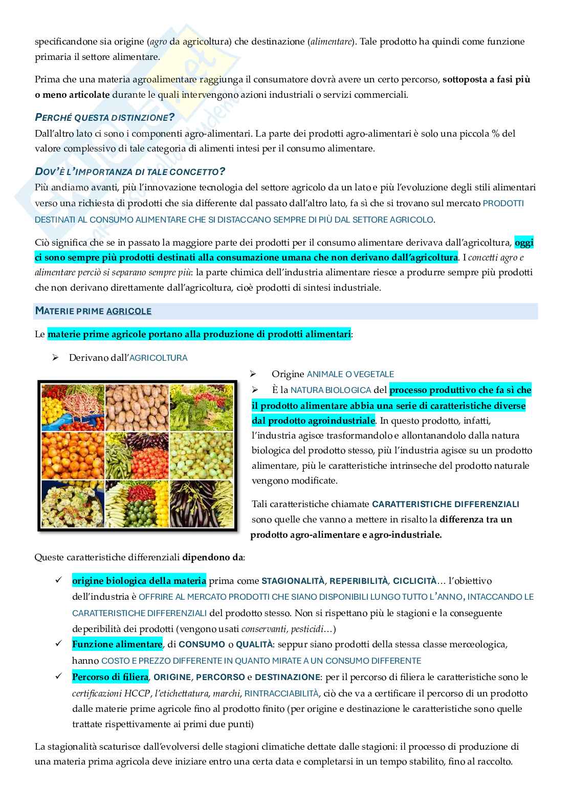 Appunti completi di Chimica merceologica e degli alimenti Pag. 11
