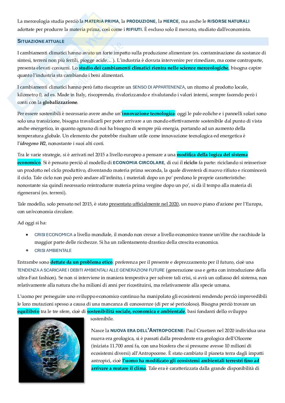 Appunti completi di Chimica merceologica e degli alimenti Pag. 2