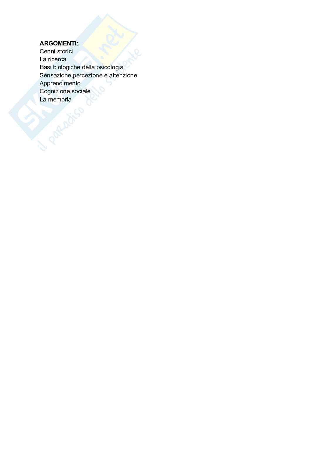 Psicologia generale Pag. 2